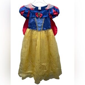 Snow White Disney Store Dress 7/8 Princess Dress Up Halloween Costume Size 7 8